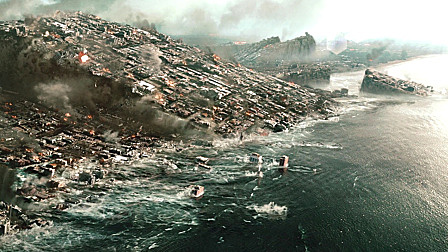 太阳风暴引发末日灾难，世界变成了一片...