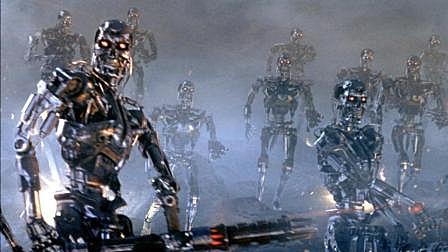 未来世界爆发核战, 智能机器人统治地球!...