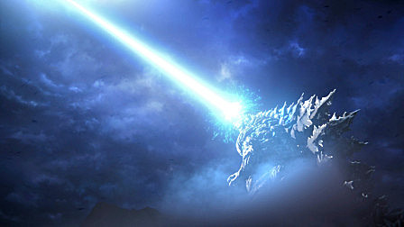 不愧是怪兽之王！哥斯拉喷出原子吐息，...