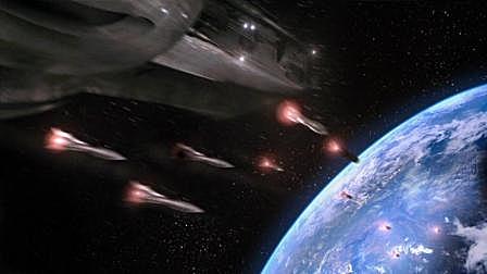 外星文明入侵地球, 人类躲入保护罩, 研...