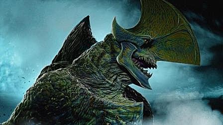 《环太平洋》中第一只入侵的怪兽斧首, 军方使用三颗核弹击倒怪兽