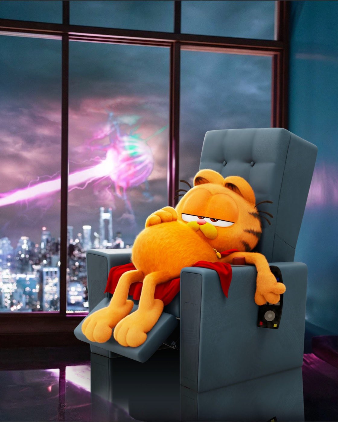 《加菲猫》海报恶搞系列：模仿好莱坞电影《超人》等惹笑不惹怒