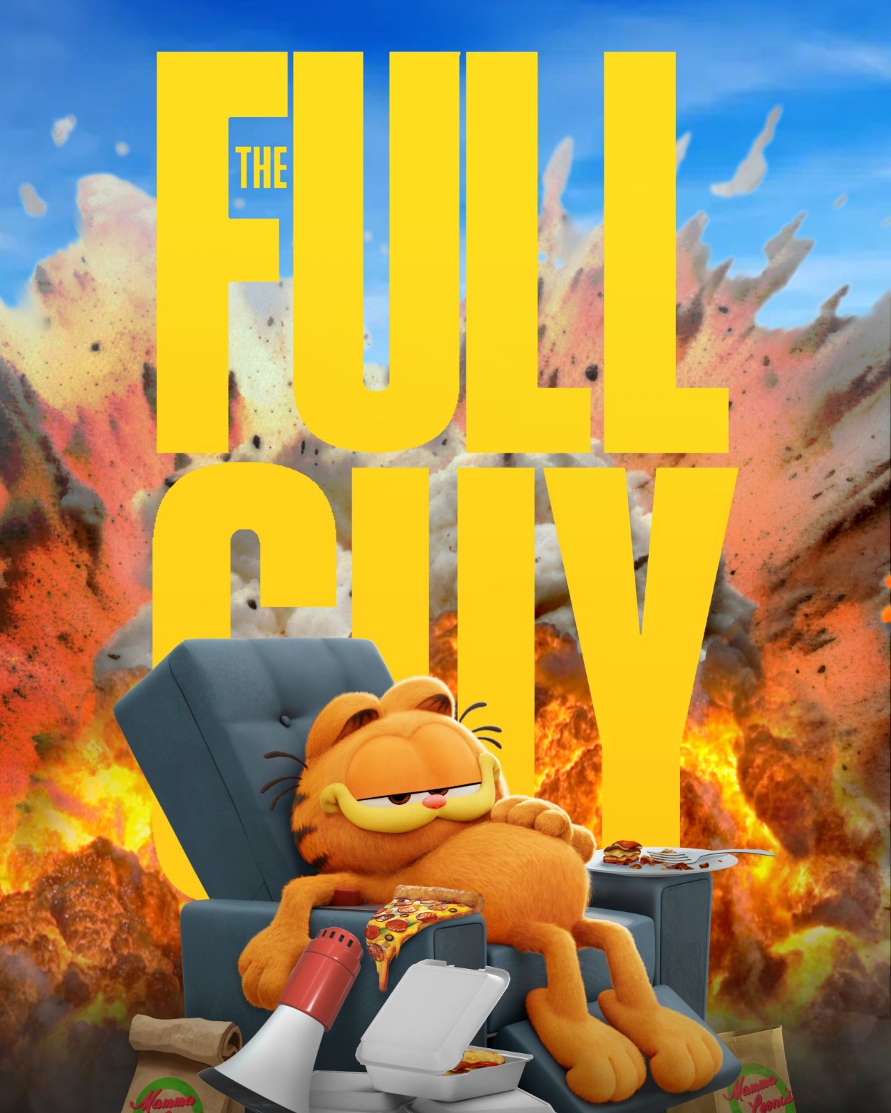 《加菲猫》海报恶搞系列：模仿好莱坞电影《超人》等惹笑不惹怒